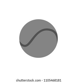 tennis ball icon. Element of web icon for mobile concept and web apps. Colored isolated tennis ball icon can be used for web and mobile. Premium icon on white background