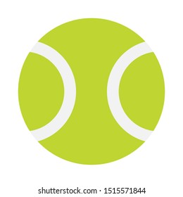 tennis ball icon in flat style isolated. Vector Symbol illustration.