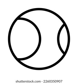 tennis ball icon illustration design