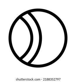 tennis ball icon or logo isolated sign symbol vector illustration - high quality black style vector icons
