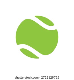 Plantilla de ilustración gráfica de Vector de logotipo de pelota de tenis