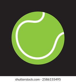 Tennis ball icon. Set with tennis balls vector icons. Tennis balls Green, black and yellow collection. Sport game. Tennis ball. Sport concept. Sports, fitness, activity. Vector illustration.