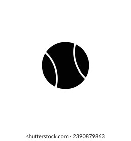 Tennis ball icon, Tennis ball sign vector for web site Computer and mobile app