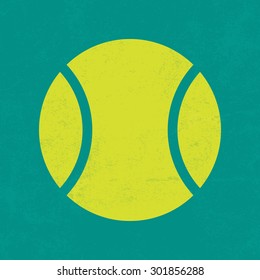 Tennis ball icon - Vector