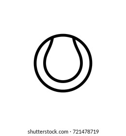 tennis ball icon vector