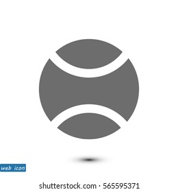 tennis ball icon, vector best flat icon, EPS
