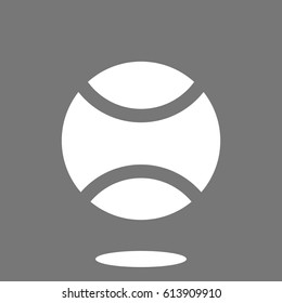 tennis ball icon, vector best flat icon, EPS
