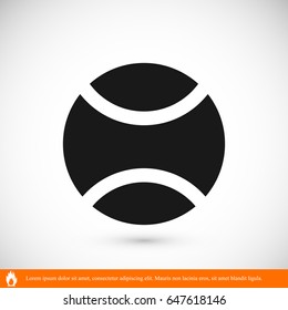 tennis ball icon, vector best flat icon, EPS