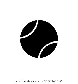 Tennis Ball Icon Vector Design Symbol Illustration