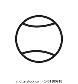 tennis ball icon vector design template game