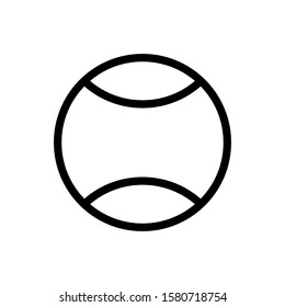 Tennis Ball icon vector design template on white background