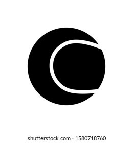 Tennis Ball icon vector design template on white background