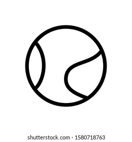 Tennis Ball icon vector design template on white background