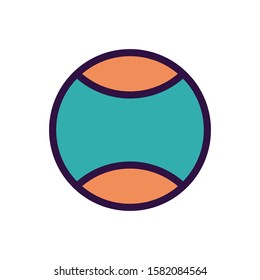 Tennis Ball icon vector design template on white background