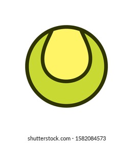 Tennis Ball icon vector design template on white background