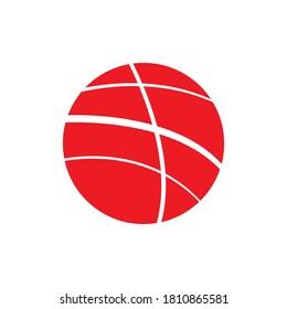 Ilustración del vector de icono de bola de tenis