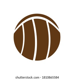 Ilustración del vector de icono de bola de tenis