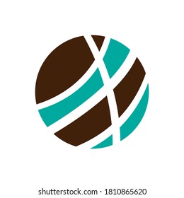 Tennisball-Symbol, Vektorgrafik