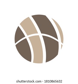Ilustración del vector de icono de bola de tenis