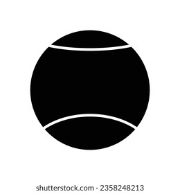 tennis ball icon vector design template simple and clean