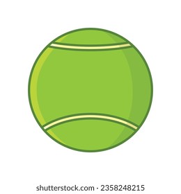 tennis ball icon vector design template simple and clean