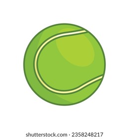 tennis ball icon vector design template simple and clean
