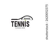 tennis ball icon vector illustration design template