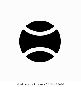 Tennis ball icon, vector illustration. Flat design style. vector tennis ball icon illustration isolated on white background, tennis ball icon Eps10. tennis ball icons graphic design vector symbols.