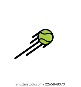 tennis ball icon vector illustration design template 