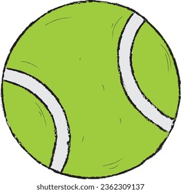 tennis ball icon- tennis ball vector illustration