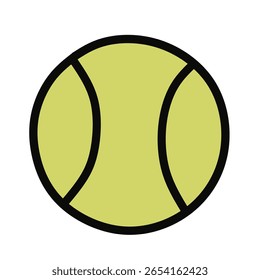 tennis ball icon vector illustration 