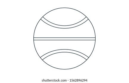 Tennis ball icon vector image. Can be used for web and mobile apps.