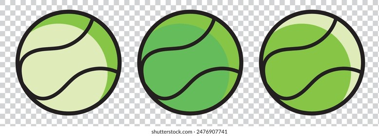 Tennis ball. Icon .Tennis ball icon vector logo design flat style. Tennis Ball icon vector design template on white background.