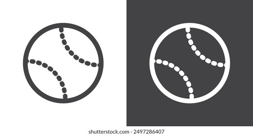 Tennis ball icon vector logo set collection for web app ui