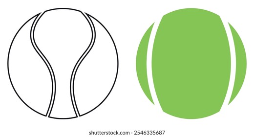Tennis ball. Icon .Tennis ball icon vector logo design flat style. Tennis Ball icon vector design