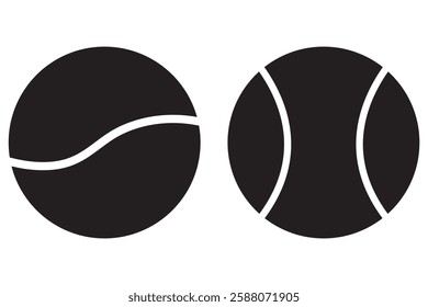 Tennis ball. Icon .Tennis ball icon vector logo design flat style. Tennis Ball icon vector. Vector illustration eps 10