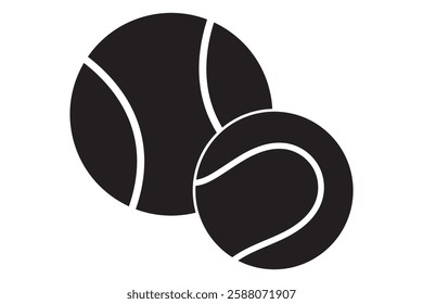 Tennis ball. Icon .Tennis ball icon vector logo design flat style. Tennis Ball icon vector. Vector illustration eps 10