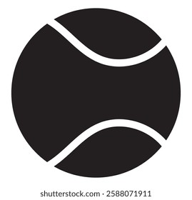 Tennis ball. Icon .Tennis ball icon vector logo design flat style. Tennis Ball icon vector. Vector illustration eps 10