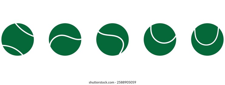 Tennis ball. Icon .Tennis ball icon vector logo design flat style. Tennis Ball icon vector design template on white background.