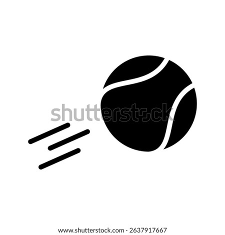 Tennis ball. Icon .Tennis ball icon vector logo design flat style. Tennis Ball icon vector design template on white background.