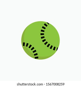 Tennis Ball Icon - Vector, Sign and Symbol for Design, Presentation, Website or Apps Elements.
