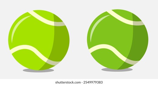 tennis ball icon vector for sport in a competition, tennis ball on white and transparent background perfect for sports advertising.