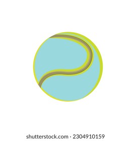 Tennis ball icon vector symbol