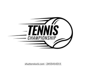 Tennis ball icons. Symbol or emblem. Vector illustration.