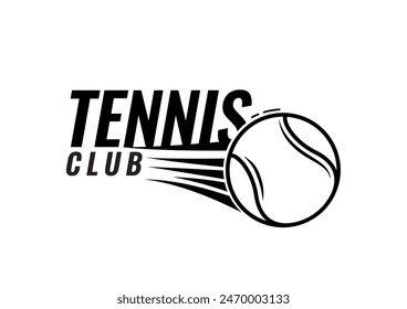 Iconos de pelota de tenis. Símbolo o emblema. Ilustración vectorial.