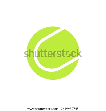 tennis ball illustration. padel ball vector design	