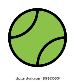 Tennis Ball Isolated
