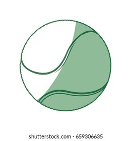 tennis ball isolated