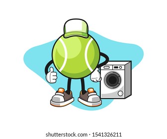 tennis ball laundry