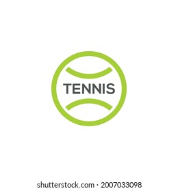 Tennis Ball Logo Simple and clean design